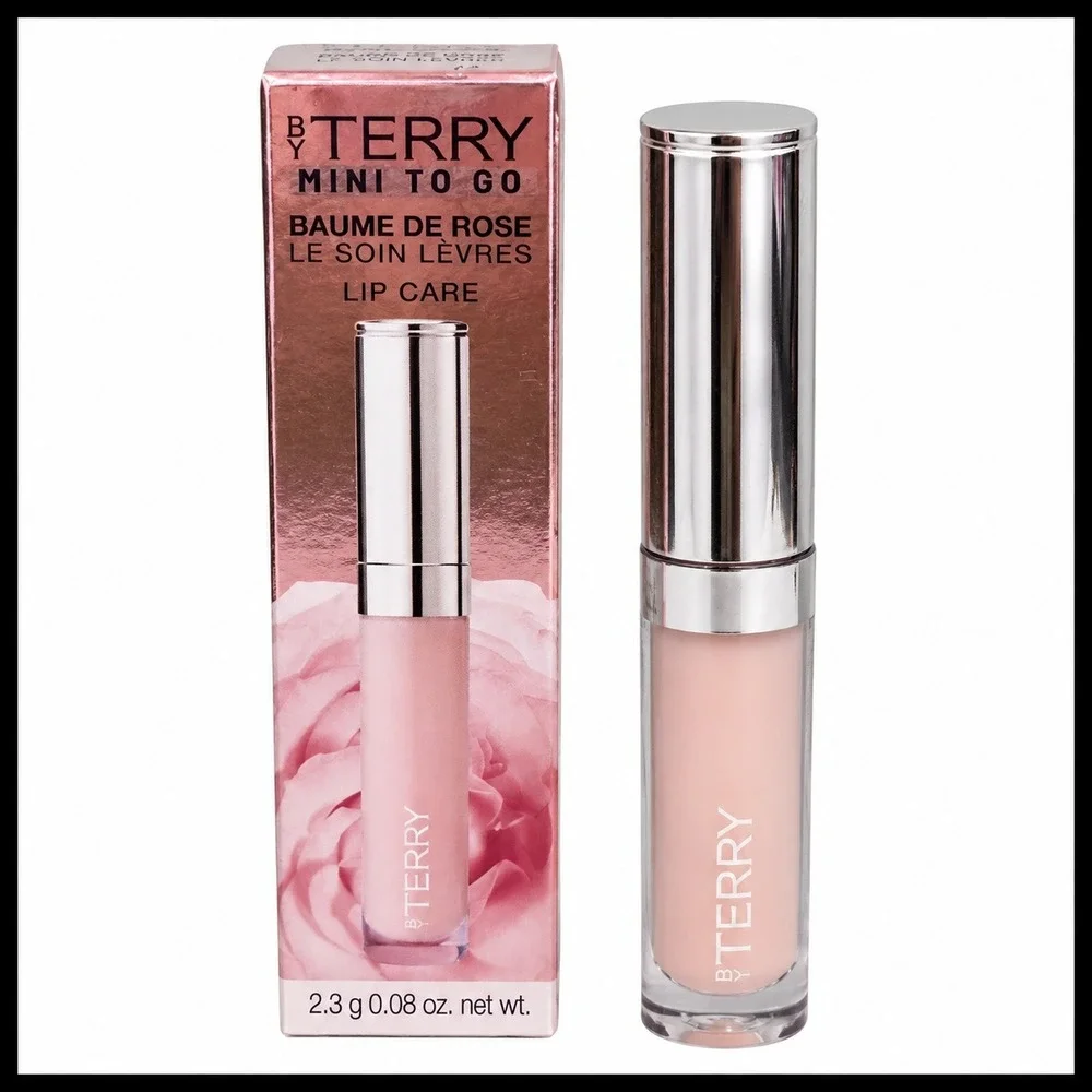 By Terry Baume de Rose Lip Care Mini To Go 2.3g 0.08oz Liquid Lip Balm NIB